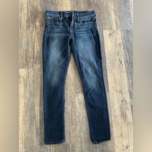 Express Dark Wash Blue Skinny Jeans